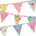 Talking Tables Vintage Floral Paper Bunting Garland 13ft | Truly Scrumptious | Mother's Day...