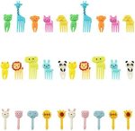 Tegg Food Pick 30PCS Cute Animal Bento Decoration Food Picks Forks Skewer For Lunch Box Mini Cartoon...