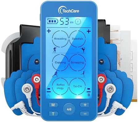 Tens Unit Plus 24 Rechargeable Electronic Pulse Massager Machine Multi Mode Device with All...