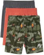 The Children's Place Baby Boys' and Toddler Athletic Basketball Shorts