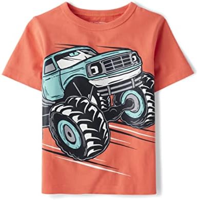 The Children's Place baby boys Monster Truck Short Sleeve Graphic T shirt