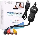 UCEC USB 2.0 Video Capture Card Device, VHS VCR TV to DVD Converter for Mac OS X PC Windows 7 8 10...