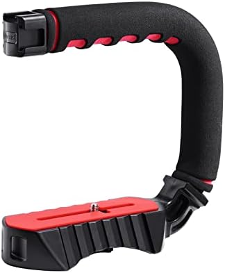 ULANZI U-Grip Pro Handheld Video Rig Steadicam with Triple Cold Shoe, Stabilizing Handle Grip...
