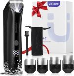 Ualans Electric Body Shaver Groomer, Cordless Pubic Hair Trimmer for Men, IPX7 Waterproof Ball...