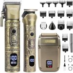 Ufree Hair Clippers for Men Professional, 3 in 1 Beard Trimmer Electric Razor Shavers for Men, Nose...