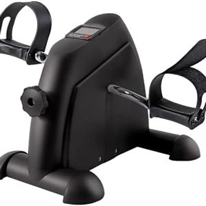 Under Desk Bike Pedal Exerciser - TABEKE Mini Exercise Bike for Arm/Leg Exercise, Pedal Exerciser...