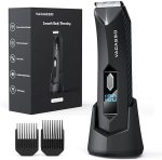 VACASSO Electric Body Hair Trimmer for Men Ball/Pubic/Groin,Body Shavers for Men w/Light&LED...