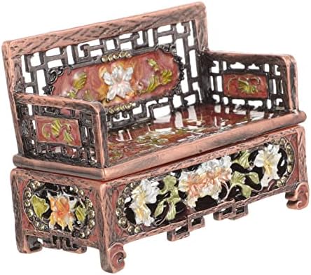 VALICLUD Box Enamel Furniture Ornaments Metal Decor Mini Furniture Jewelry Couch Retro Furniture...