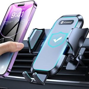 VICSEED Car Phone Holder Mount [All-Round Silicone Protection][Doesn't Slip&Drop] Air Vent Cell...