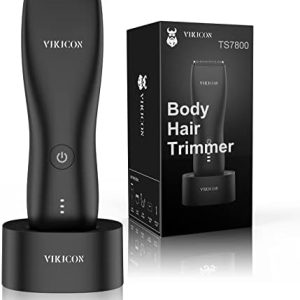 VIKICON Electric Groin Hair Trimmer: Ball Shaver & Body Groomer for Men Waterproof Wet/Dry Body Hair...