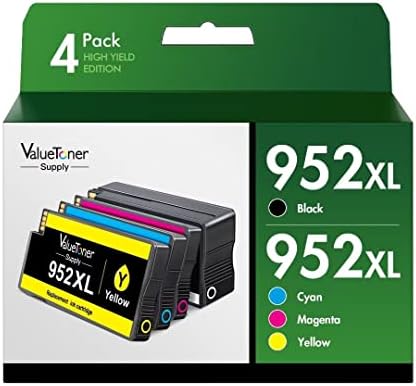 Valuetoner Supply 952XL Ink Cartridges Combo Pack Remanufactured for HP 952XL 952 XL High Yield for...