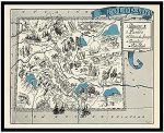 Vintage Map Poster - Retro Colorado Map Print - Colorado State Map Art - Gift for Teacher, Student,...