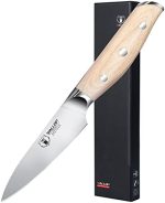 WALLOP Paring Knife - Fruit Peeling Knife 3.5 inch - Razor Sharp German 1.4116 HC Stainless Steel...
