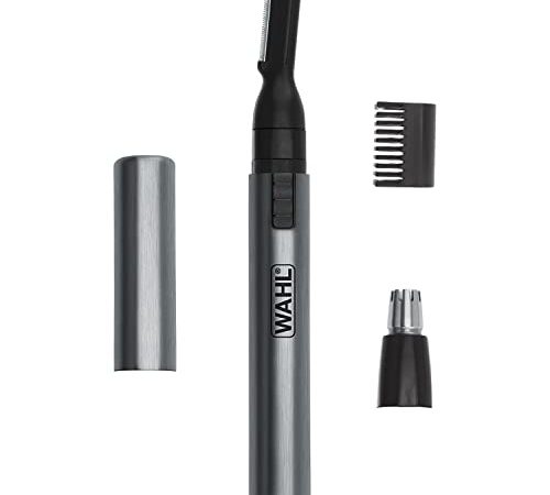 Wahl Micro Groomsman Battery Personal Trimmer for Hygienic Grooming with Rinseable, Interchangeable...