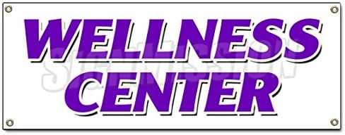 Wellness Center Banner Sign Chiropractic Chiropractor Fitness Center