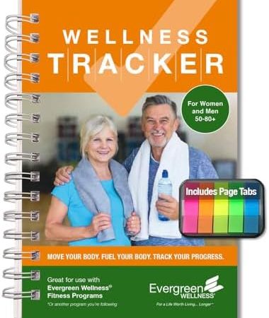 Wellness Tracker for Women and Men 50-80+, Enjoy This Wellness Journal Providing An Activity Tracker...