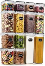 Wildone Airtight Food Storage Containers with Lids, 14PC Plastic Kitchen Storage Containers for...