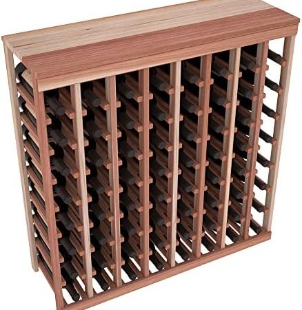 Wine Racks America Living Series Table Top Wine Rack - Durable and Modular Wine Storage System,...