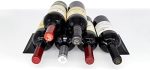 Winebars | The Compact Metal Wine Rack That's The Perfect Wine Gift for Wine Lovers (Jet Black)