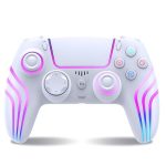 Wireless Controller for PS4 with LED Lighting, Remote Control for PS4 with Double Shock, Six-Axis...