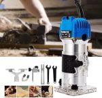Wood Routers, Electric Wood Trimmer Router Tool, Compact Wood Router Tool Hand Trimmer, Cutting...