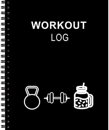 Workout Log for Women & Men - A5 Fitness Planner/Journal to Track Weight Loss, Workout Journal for...