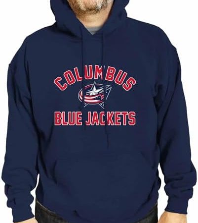 Wright & Ditson Adult NHL Gameday Hooded Sweatshirt - Officially Licensed - Fleece Hockey Pullover -...