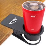 YOY Drink Cup Holder Clip - Table Desk Side Water Glass Beer Bottle Beverage Soda Coffee Mug Holder...