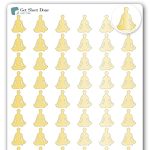 Yoga Pilates Planner Sticker / 54 Gold Foiled Stickers (1/2”)  / Wellness Exercise Fitness Health...