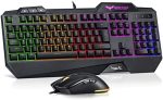 havit Gaming Keyboard and Mouse Combo, Backlit Computer keyboards and RGB Gaming Mouse, Gaming...