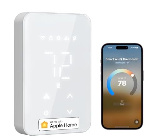 meross Smart Thermostat for Electric Baseboard and in-Wall Heaters Work with Apple Home, Alexa,...