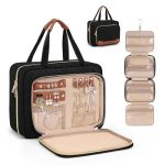 Wedama Toiletry Bag for Women, Hanging Travel Toiletry Bag with Jewelry Organizer Compartment Large...