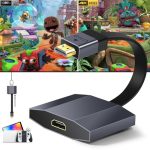 Game Console 4k Upscaler,Upgrade Your Graphics Card in Real Time with No Lag,Enhance the original 2K...