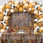 142Pcs Western Cowboy Cowgirl Party Decorations Rodeo Party Decorations Cowboy Cowgirl Balloons...