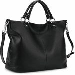 Kattee Women's Soft Leather Tote Bag, Top Satchel Purses and Handbags