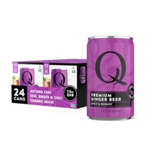 Q GINGER BEER with Real Ginger & Organic Agave - Ideal for Cocktails & Mocktails - Made with Real...