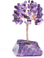 Amethyst Crystal Tree of Life,Money Tree Decorations,Crystals and Healing Stones,Reiki Positive...