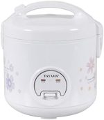 TAYAMA Automatic Rice Cooker & Food Steamer 10 Cup, White (TRC-10RS)