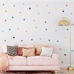 Polka Dot Wall Decal Stickers for Kids Nursery Bedroom Removable Colorful Dot Wall Stickers for Baby...
